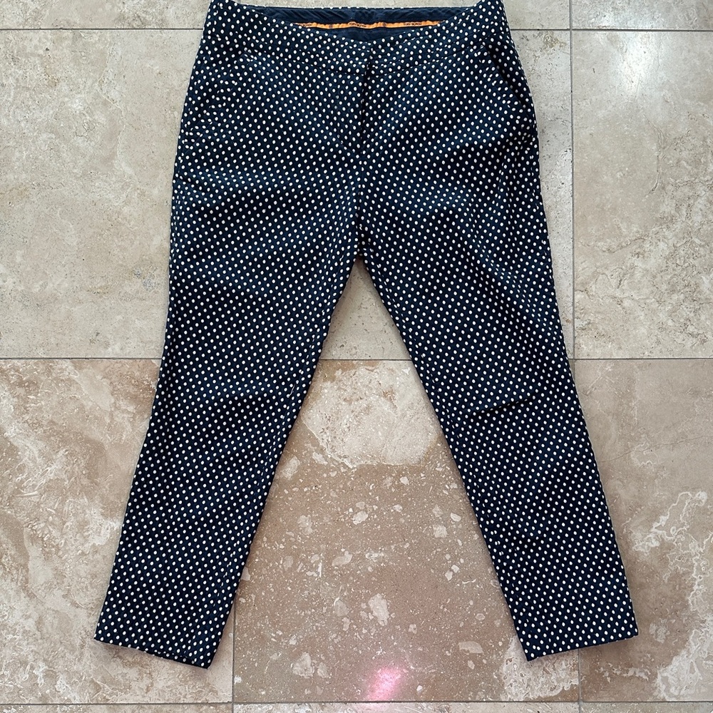Tory Burch Black and White Polka Dot Pants